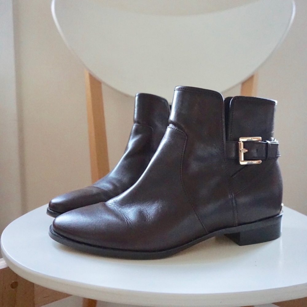 Michael Kors leather ankle boots